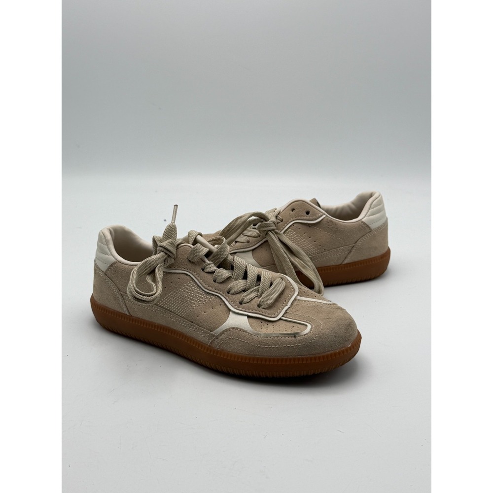 Berness Lukas Suede Gum Sole‎ Sneaker Beige Tan LUKAS Womens Size 6 No Box